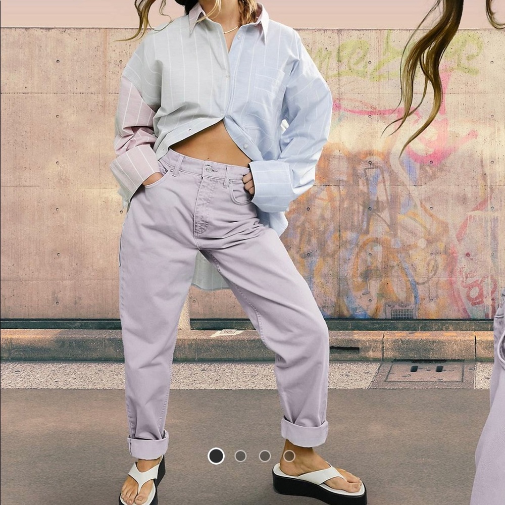 ASOS Lilac mom jeans